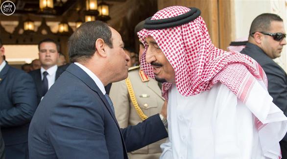 السيسي يرحب بالملك سلمان في وطنه