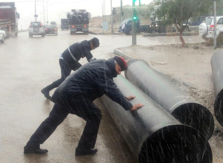 اغلاق طريق اربد عجلون بالاتجاهين والثلوج