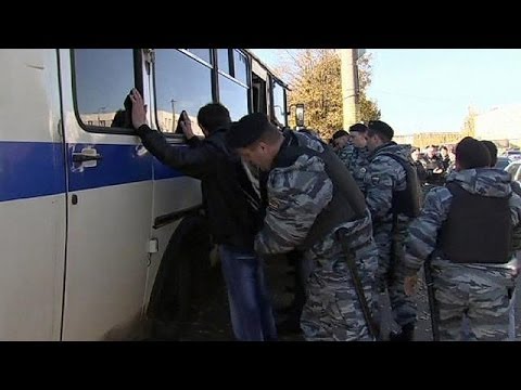 شرطة موسكو تلقي القبض عن مبلغ