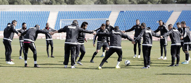 ريدناب يقود تدريبات النشامى اليوم تأهبا