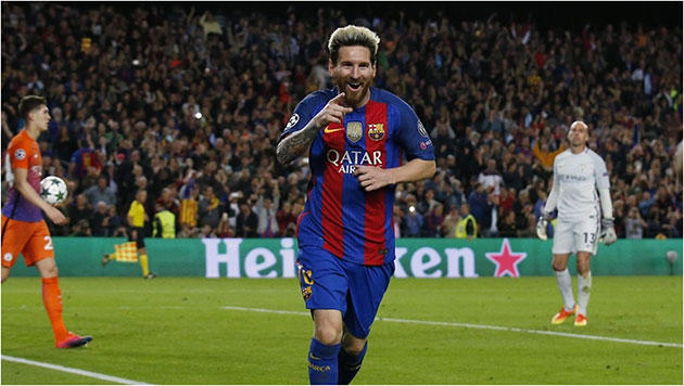 ميسي (يقهر) رونالدو بالثلاثيات في دوري