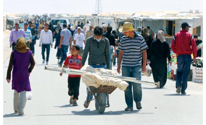 25 % من اللاجئين السوريين بالأردن