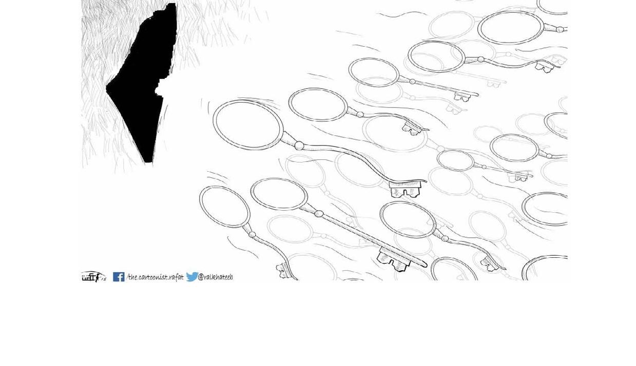 النكبة للفنان رأفتالخطيب