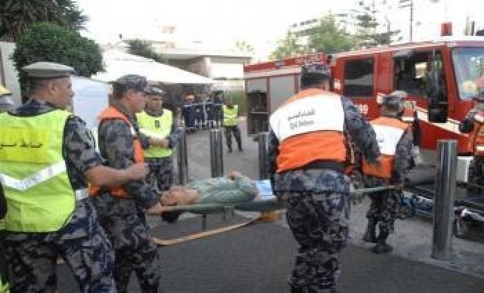 إصابة أربع أشخاص اثر حريق منزل