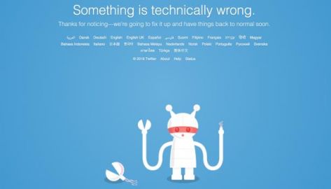 twitterdown يتصدر تويتر بعد عودته