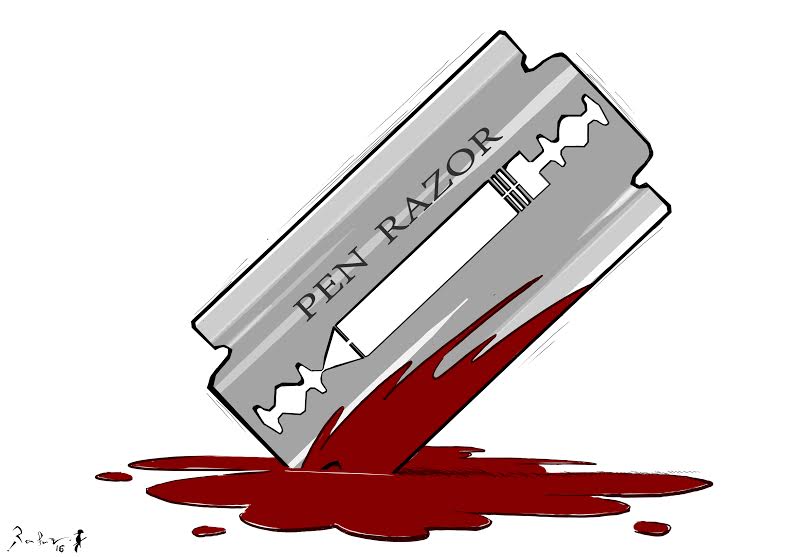 تأثير القلم .. كاريكاتير لرأفت الخطيب