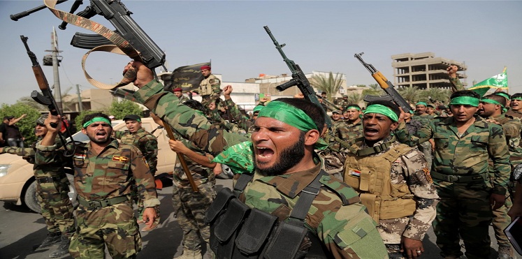 الحشد الشعبي العراقي يفجر أكبر مسجد
