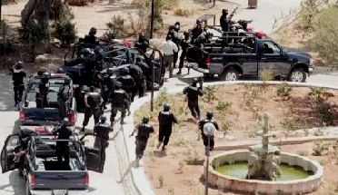 تبادل إطلاق النار بين الأمن ومطلوبين