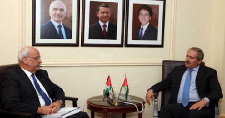 جودة يبحث مع عريقات جهود إعادة