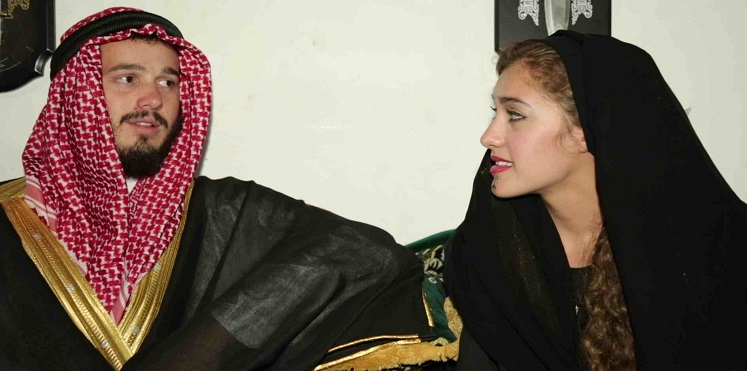 أمريكية تتزوج على الطريقة البدوية في