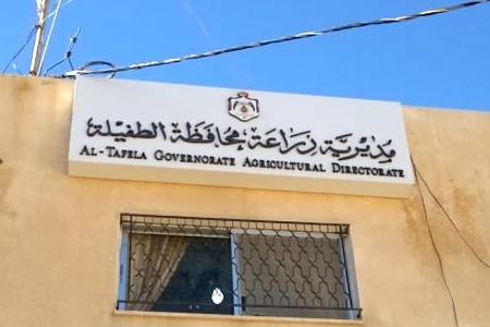 وقفة احتجاجية للعاملين في مديرية زراعة