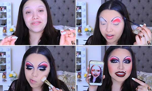فيديو: امرأة تستخدم المكياج لتتحدى سناب