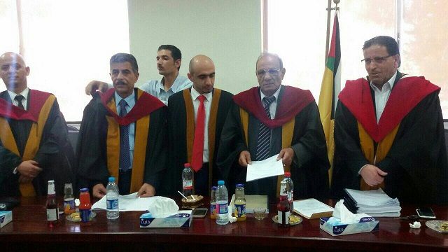 مبروك الدكتوراة للقاضي عبدالرحمن النصيرات