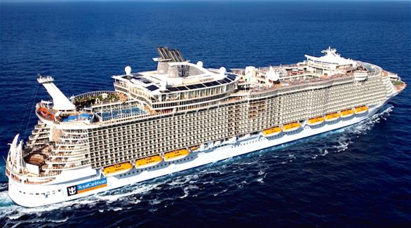 أكبر سفينة سياحية في العالم تبحر