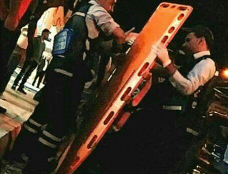 بالصور .. سقوط فتاة من الطابق