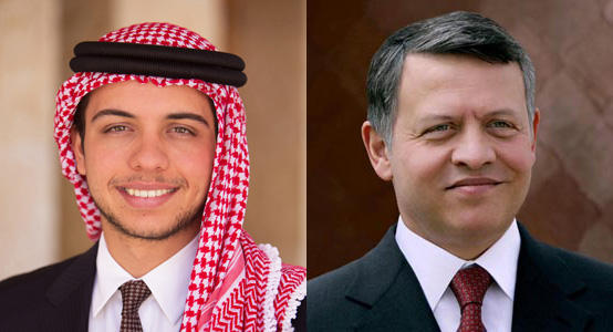الملك وولي العهد يتلقيان التهنئة بعيد