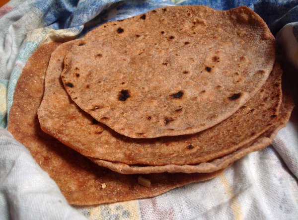خبز التورتية الأسمر