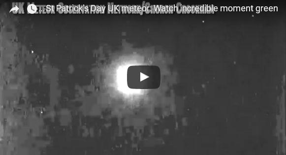 بالفيديو: نيزك ملون يجوب سماء أوروبا