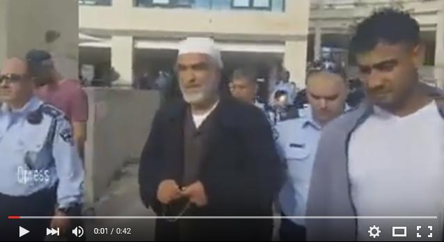 اعتقال الشيخ رائد صلاح من داخل