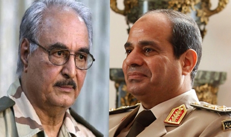 حفتر يصل القاهرة على رأس وفد