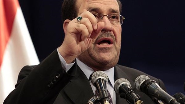 المالكي والعامري يتقدمان صفوف المتظاهرين ضد