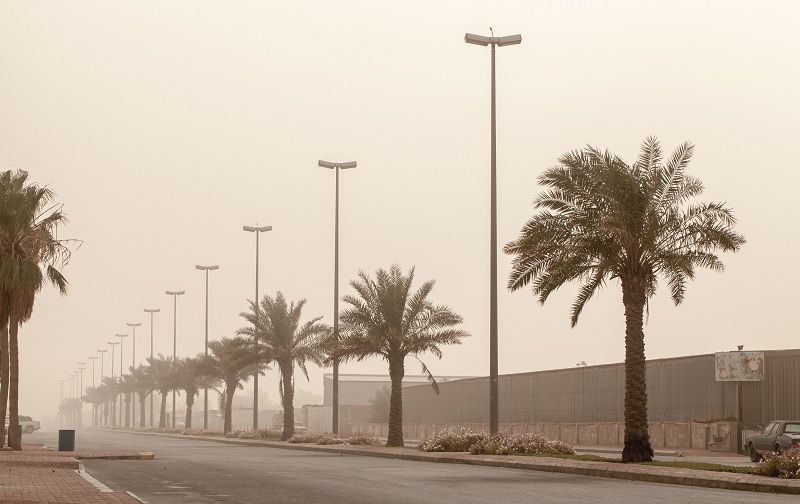اجواء لطيفة وغيوم منخفضة في شمال