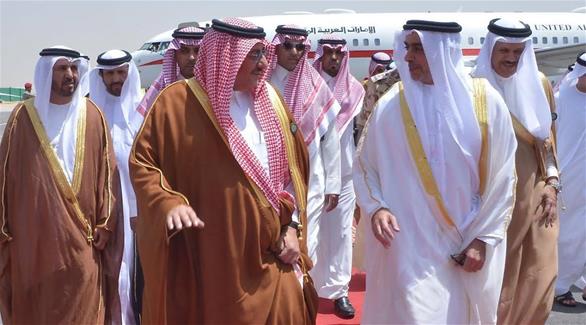 ولي العهد السعودي يستقبل سيف بن