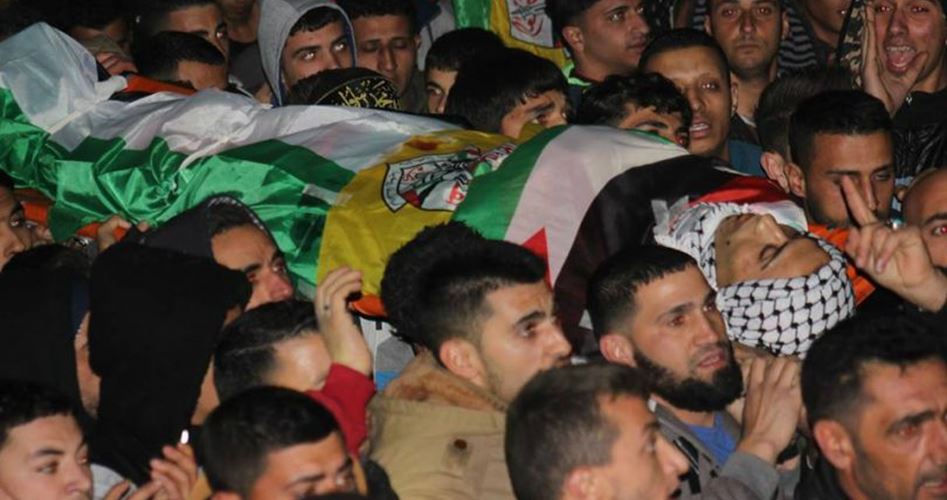 القدس تشيع الشهيد اسكافي وعائلة مناصرة