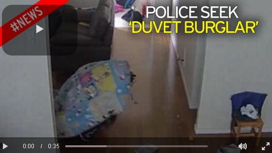 بالفيديو: لص يتخفى عن الكاميرات بالاختباء