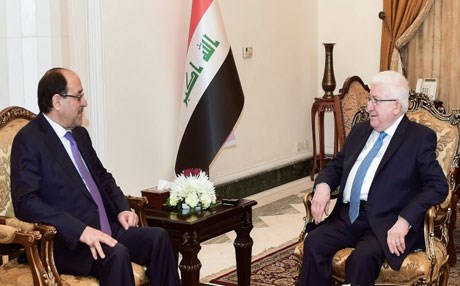 معصوم والمالكي يبحثان تعجيل إنجاز التعديلات