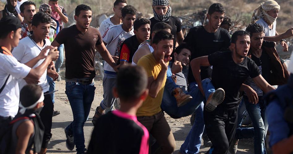 إصابة 16 فلسطينيا في مواجهات مع