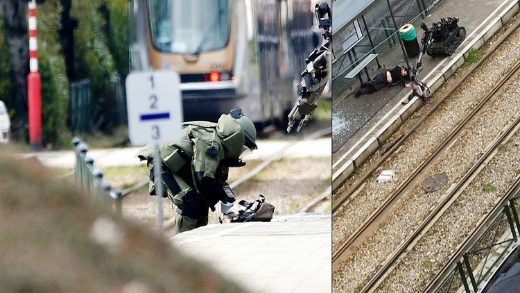 (حقيبة مريبة تحوي أعضاء حيوانات) بحوزة