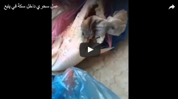 سعودي يعثر على (عمل سحري) مخبأ