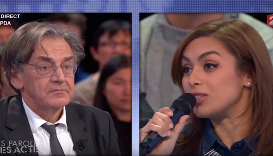 مسلمة للفيلسوف، فينكلكغوت، المعادي للاسلام: أصمت