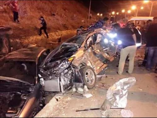 وفاة و19 اصابة بتصادم في اربد