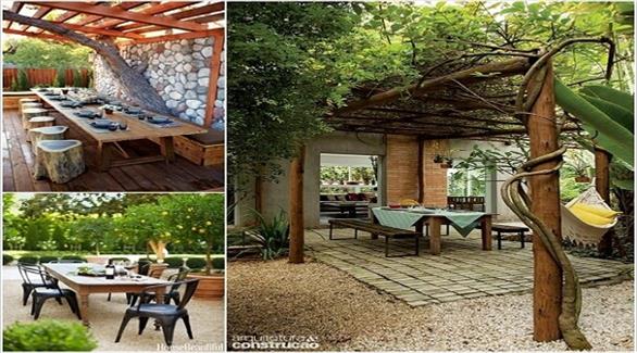 10 أفكار مميزة لغرفة طعام خارجية