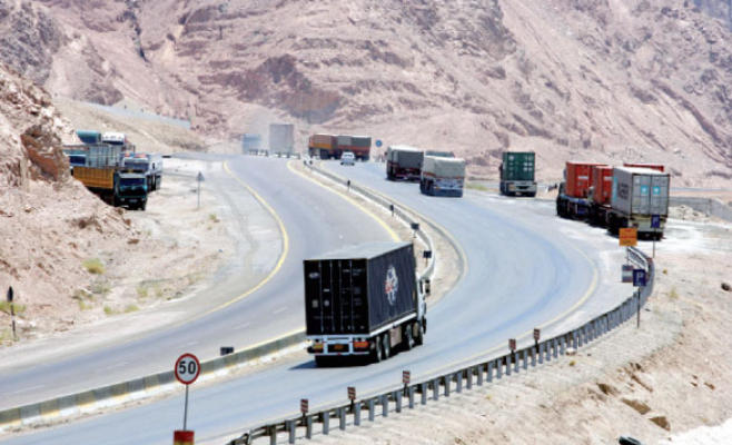 تأهيل الطريق الصحراوي في حزيران