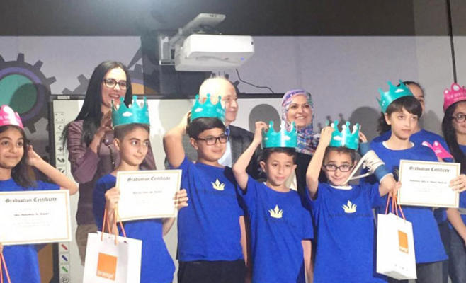 8 أطفال أردنيون يبتكرون تطبيقات للهواتف