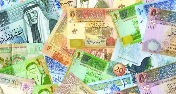 الدينار الاردني الرابع عربيا بترتيب سعر