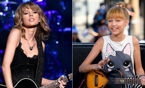 تايلور سويفت تفاجئ نسختها المصغرة