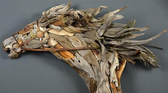 بالصور: حيوانات وطيور من بقايا جذوع