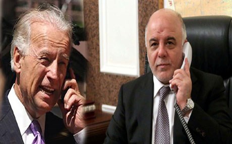 بايدن يؤكد للعبادي دعم واشنطن للإصلاح
