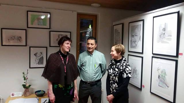 معرض الدهمشي يفتح أبوابة للجمهور الفلندي