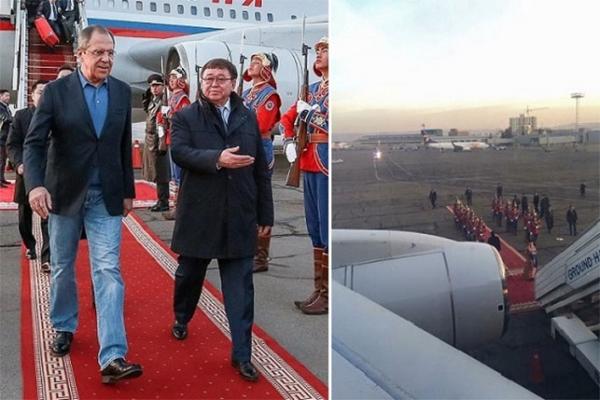 غضب في منغوليا بسبب (حذاء) لافروف