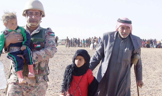 (حرس الحدود) تستقبل 203 لاجئين سوريين