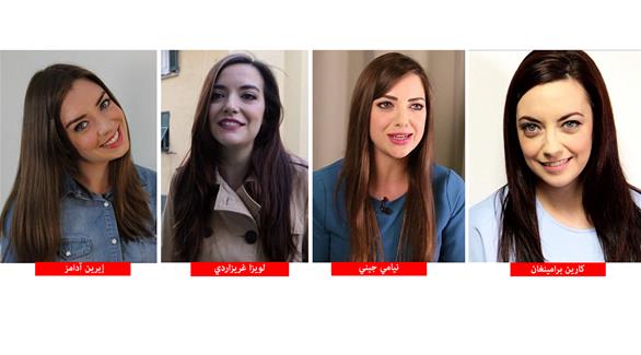 بالفيديو: إيرلندية تعثر على 3 شبيهات