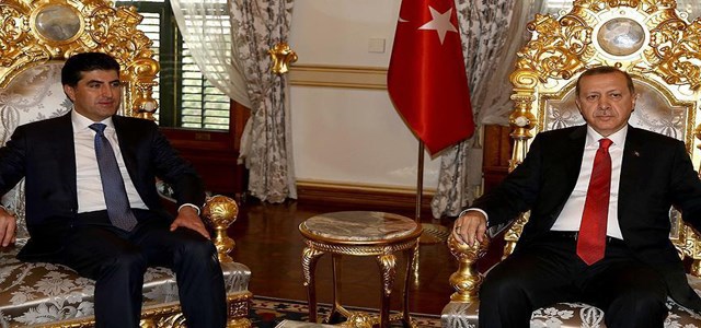 أردوغان لنيجيرفان البارزاني: إقليم كوردستان محل