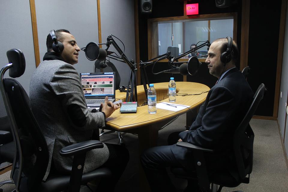 العدوان يستضيف وزير الدولة لشؤون الإعلام