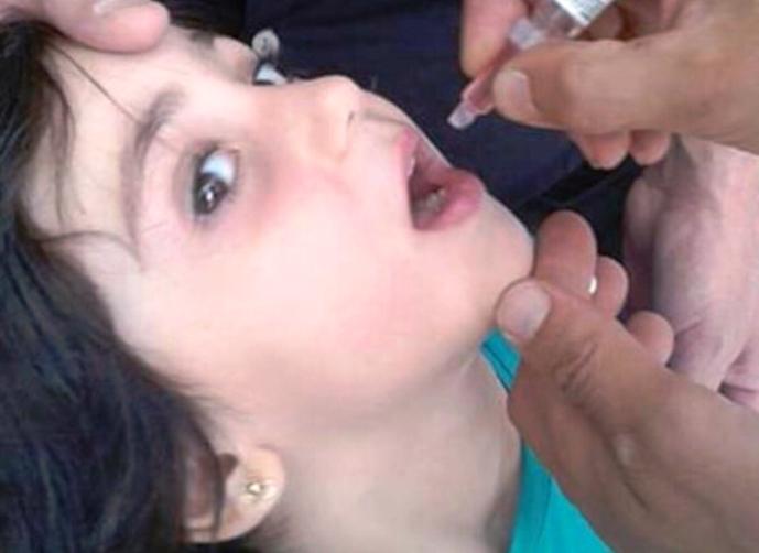 لقاحات شلل أطفال تصل درعا عبر