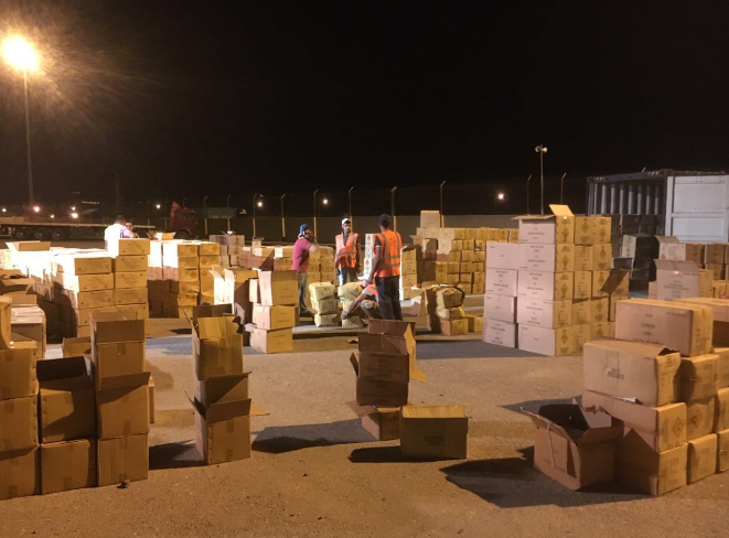 جمارك العقبة تحبط محاولة تهريب 1170